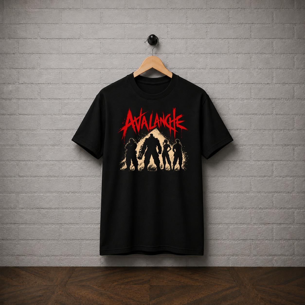 Avalanche T-Shirt, Final Fantasy VII Shirt, FF7 Cloud Barret Tifa Aerith Graphic Tee