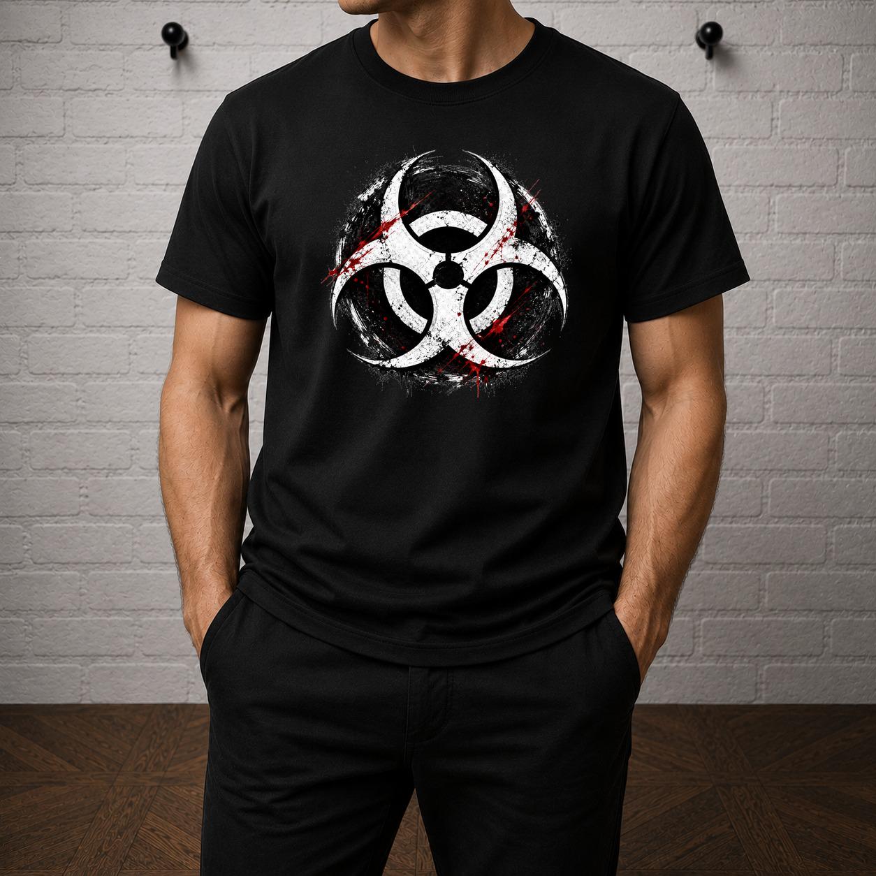Biohazard T-Shirt, Resident Evil Umbrella Symbol Shirt, Survival Horror Graphic Tee