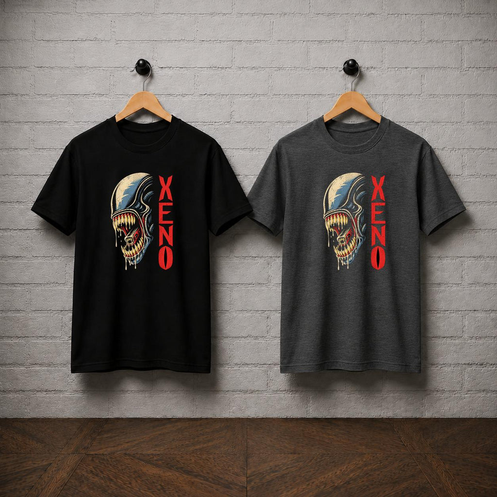 Xenomorph T-Shirt, Alien Horror Movie Shirt, Sci Fi Monster Graphic Tee, Retro Space Horror