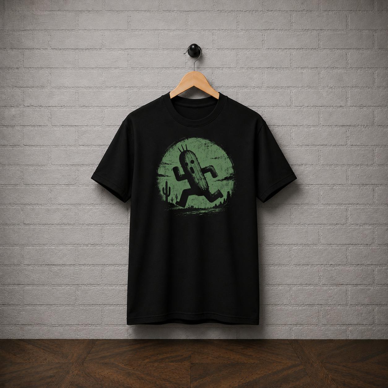 Cactuar T-Shirt, Final Fantasy Cactus Shirt, Running Cactuar JRPG Graphic Tee, Retro PlayStation