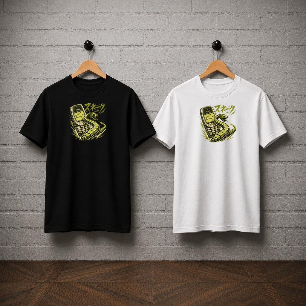 Nokia Snake T-Shirt, Retro Mobile Phone Gaming Tee, 90s Nostalgia Graphic Shirt