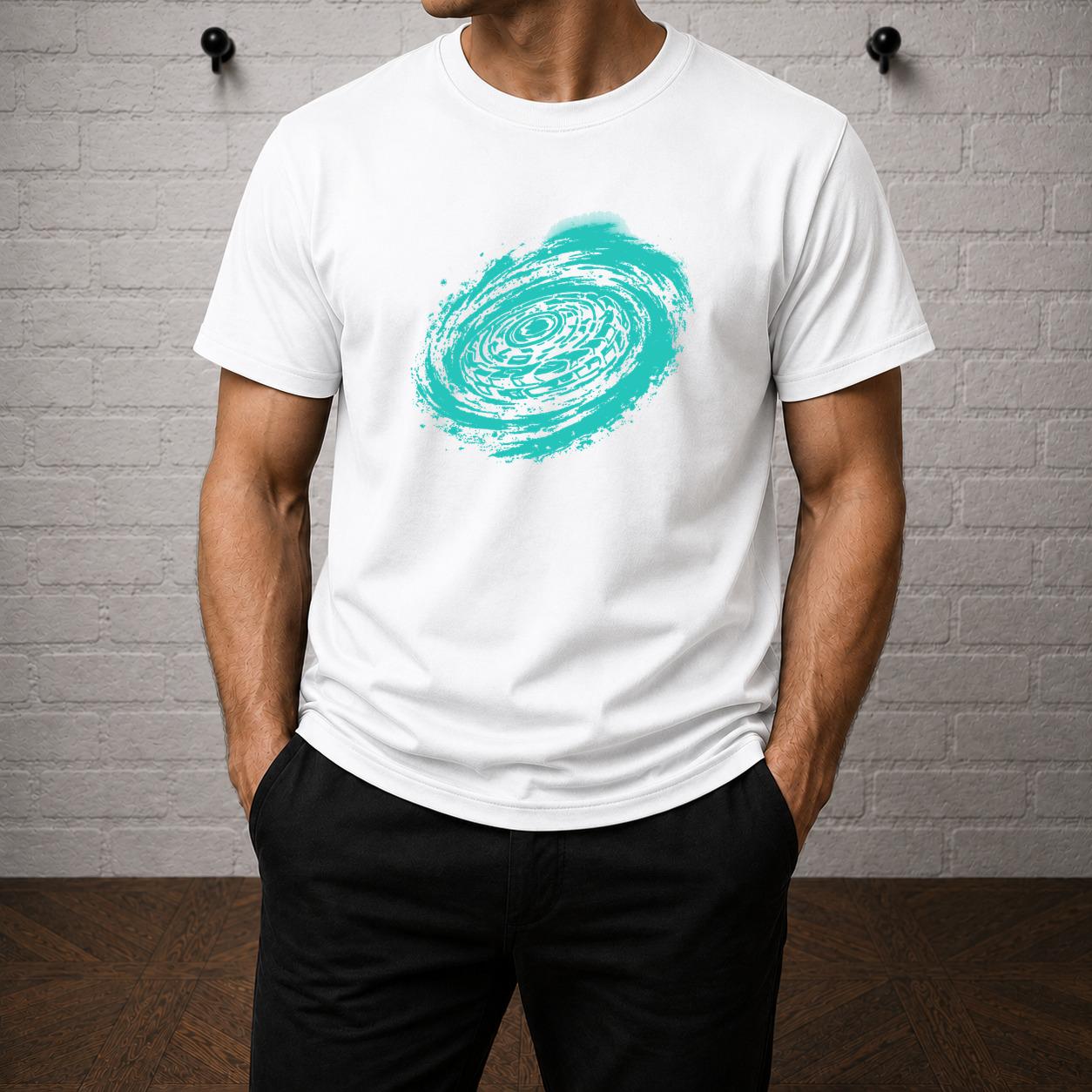 Beyblade Spinning Top Graphic Tee, Retro Anime Battle Blade Shirt