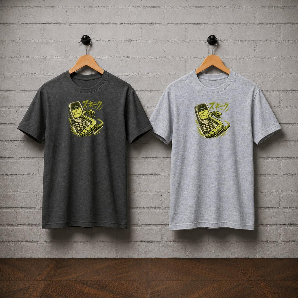 Nokia Snake T-Shirt, Retro Mobile Phone Gaming Tee, 90s Nostalgia Graphic Shirt
