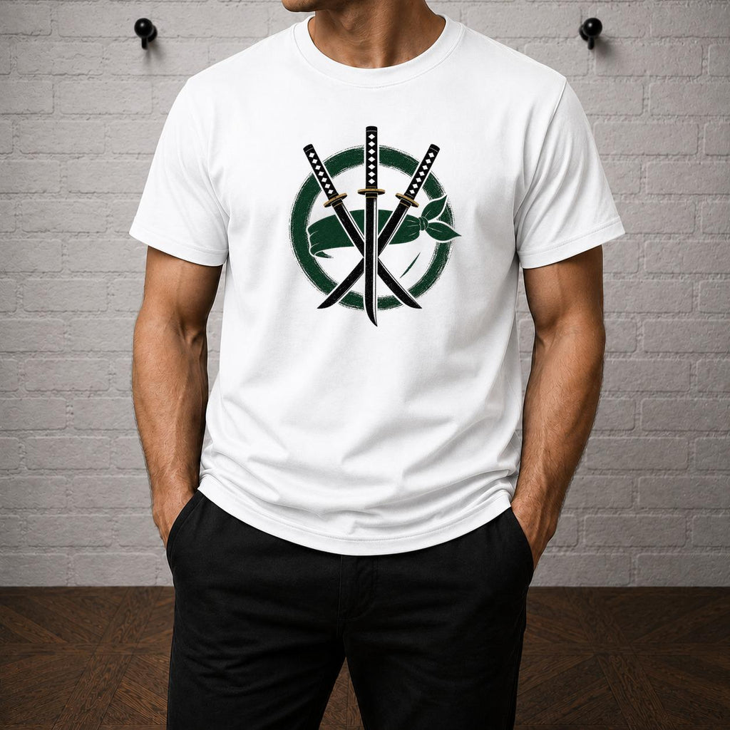 One Piece Zoro Three Sword Anime T-Shirt, Manga Graphic Tee
