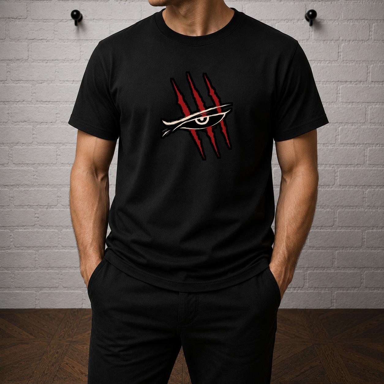 Scar Eye T-Shirt, One Piece Shanks Shirt, Red Hair Pirate Anime Tee, Manga Graphic Shirt