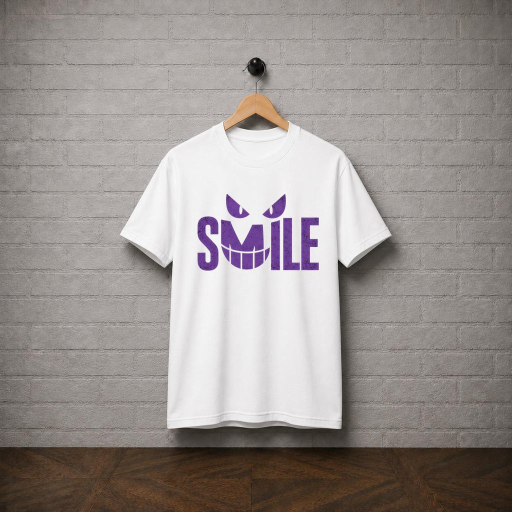 Gengar Inspired Smile Graphic Anime T-Shirt