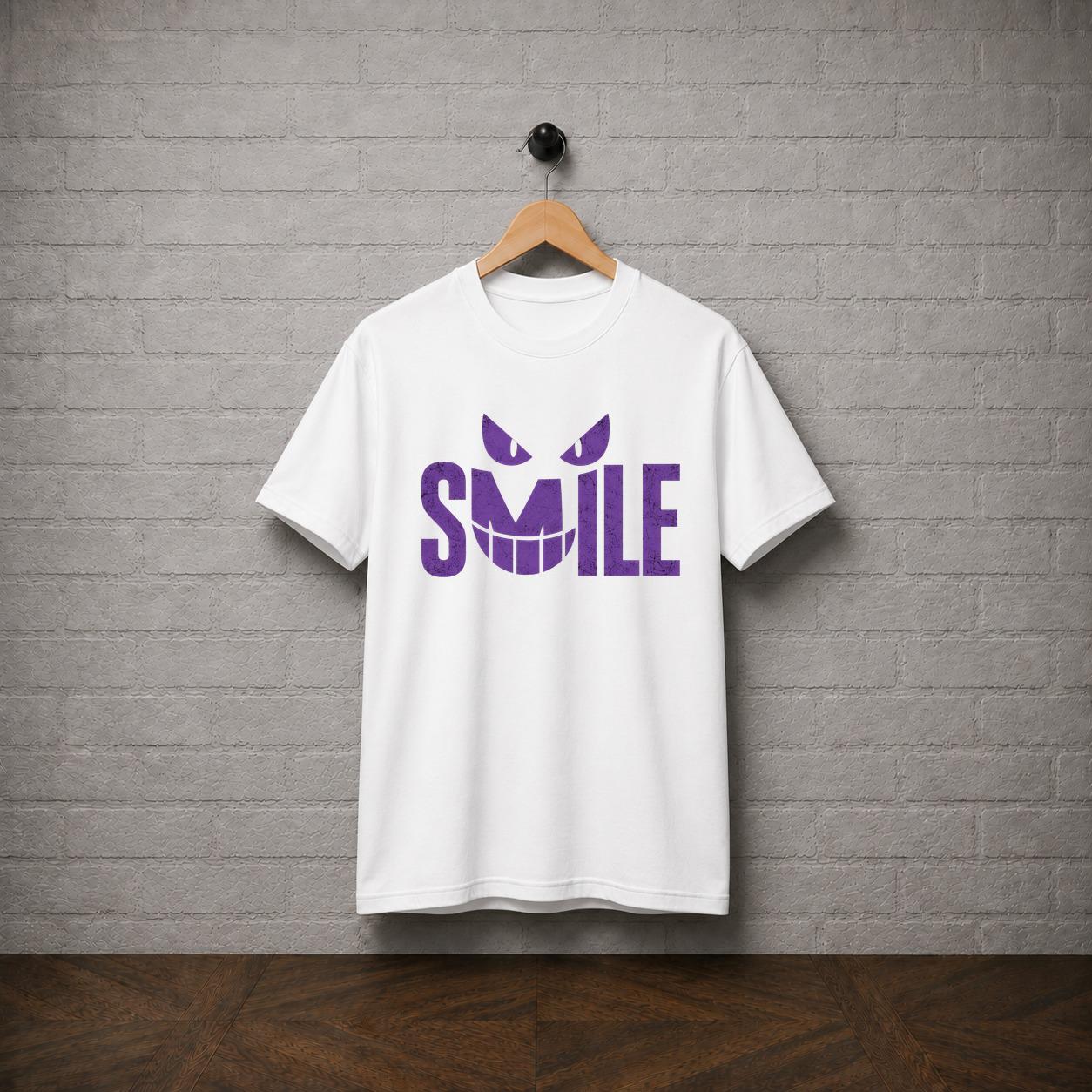 Gengar Inspired Smile Graphic Anime T-Shirt