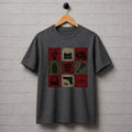 Resident Evil Items T-Shirt, Survival Horror Grid Graphic Tee, Raccoon City Game Shirt