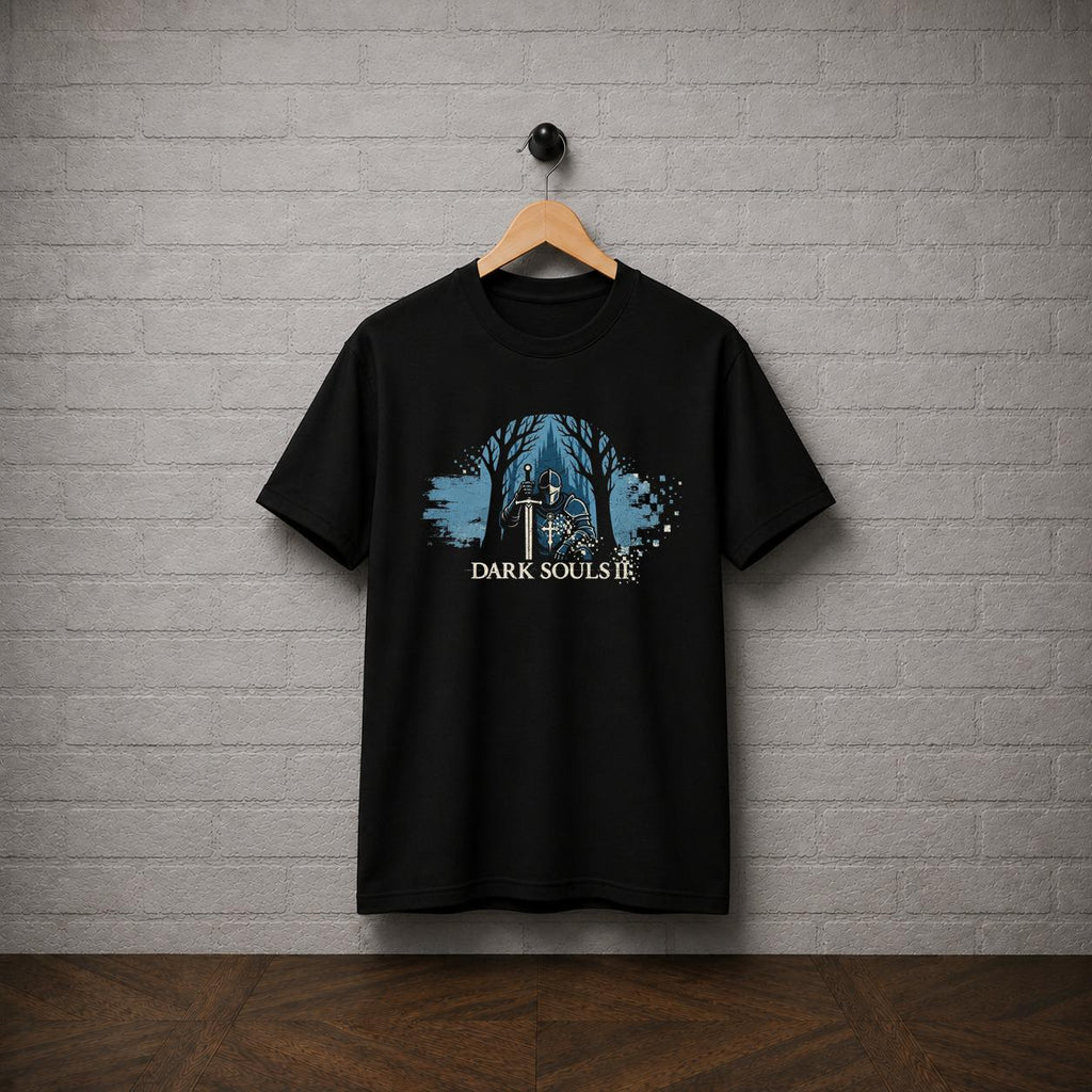 Dark Souls II Knight T-Shirt, Armored Knight Fantasy RPG Graphic Tee