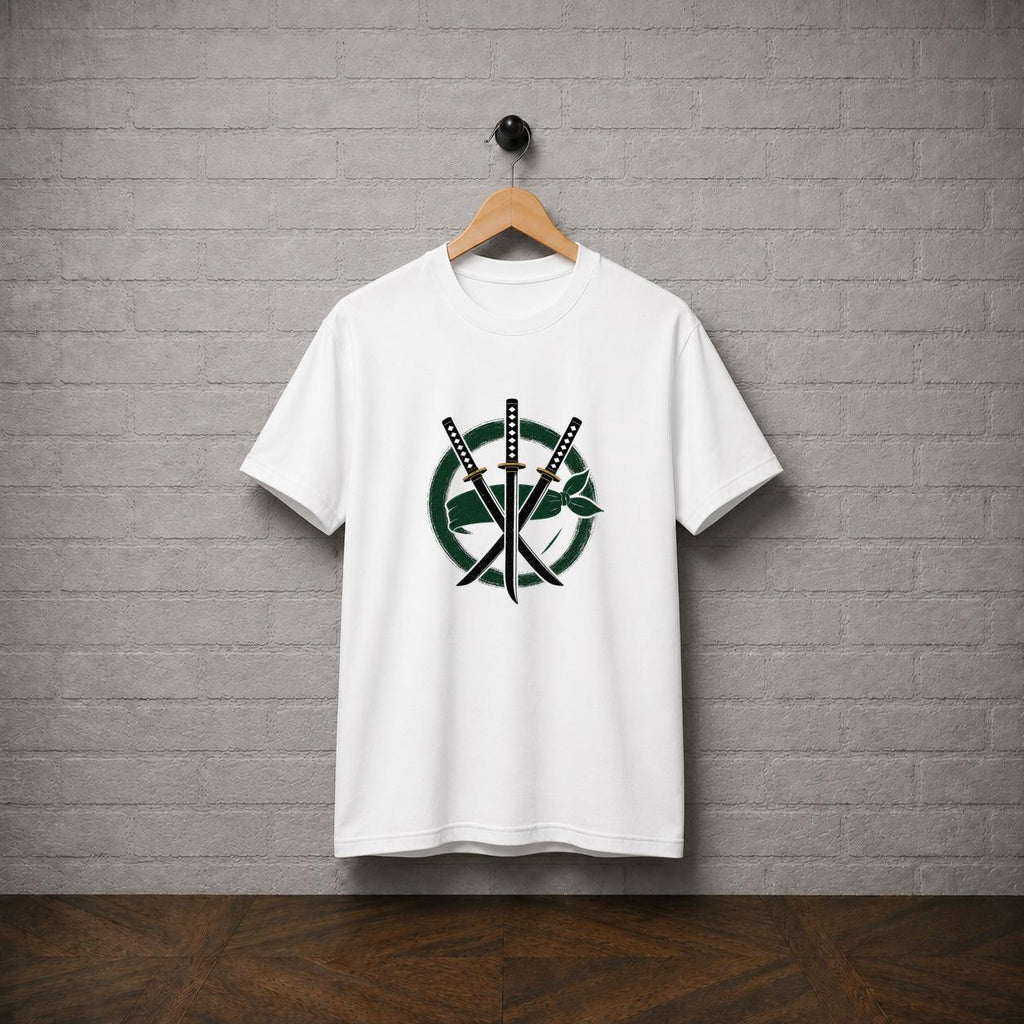 One Piece Zoro Three Sword Anime T-Shirt, Manga Graphic Tee