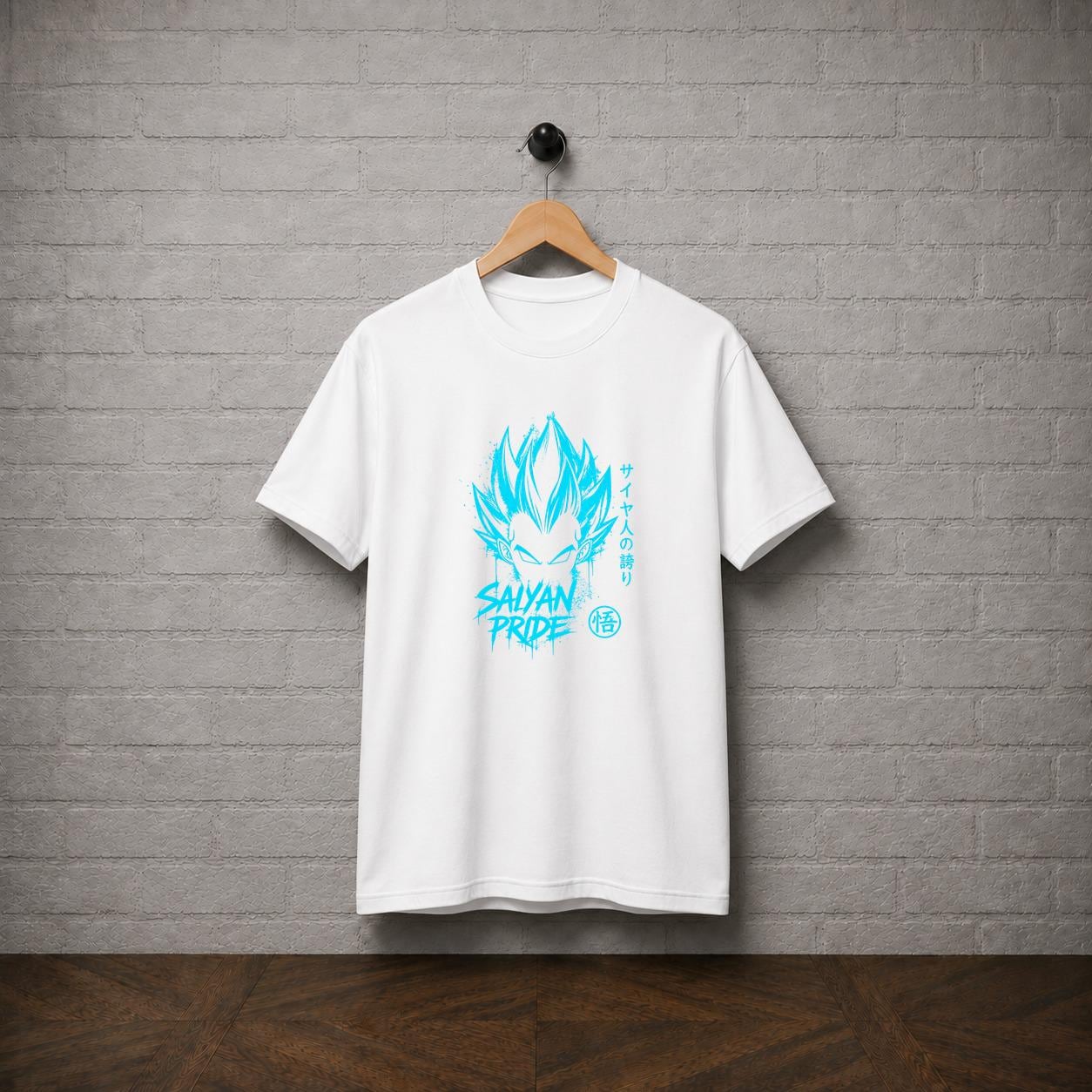 Vegeta Saiyan Pride T-Shirt, Dragon Ball Z Anime Graphic Tee