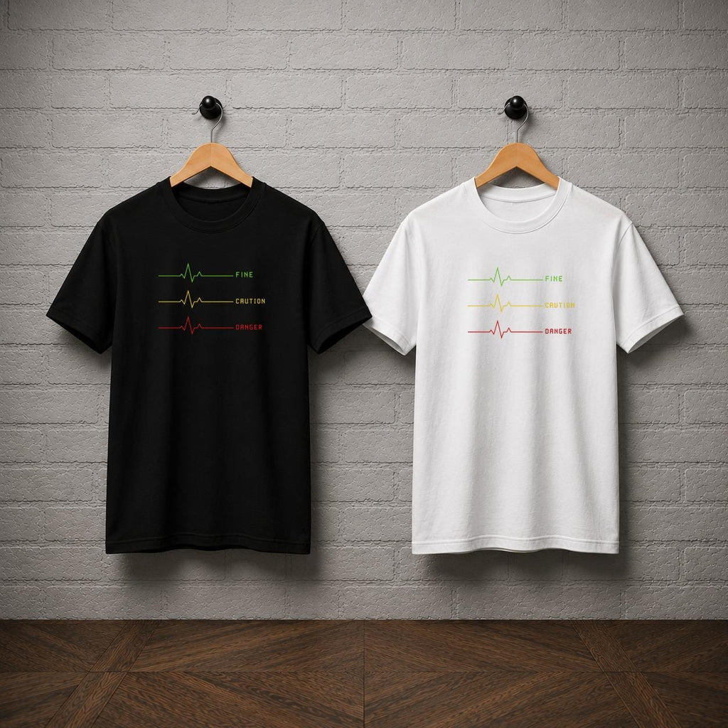 Resident Evil Health Status T-Shirt, Retro Horror Gaming Tee