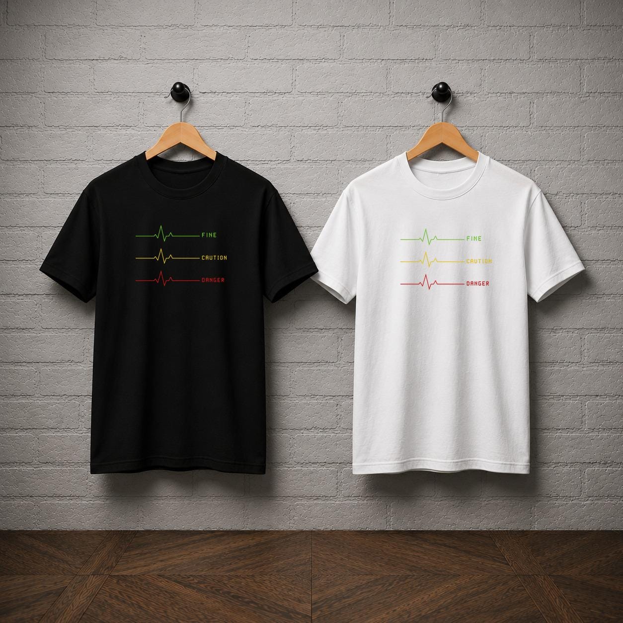 Resident Evil Health Status T-Shirt, Retro Horror Gaming Tee