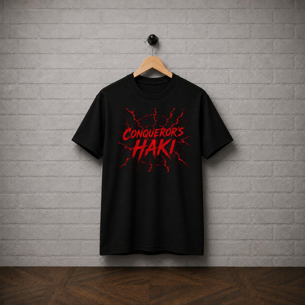 Conqueror’s Haki T-Shirt, One Piece Shirt, Haki Anime Tee, Luffy Shanks Manga Graphic Shirt