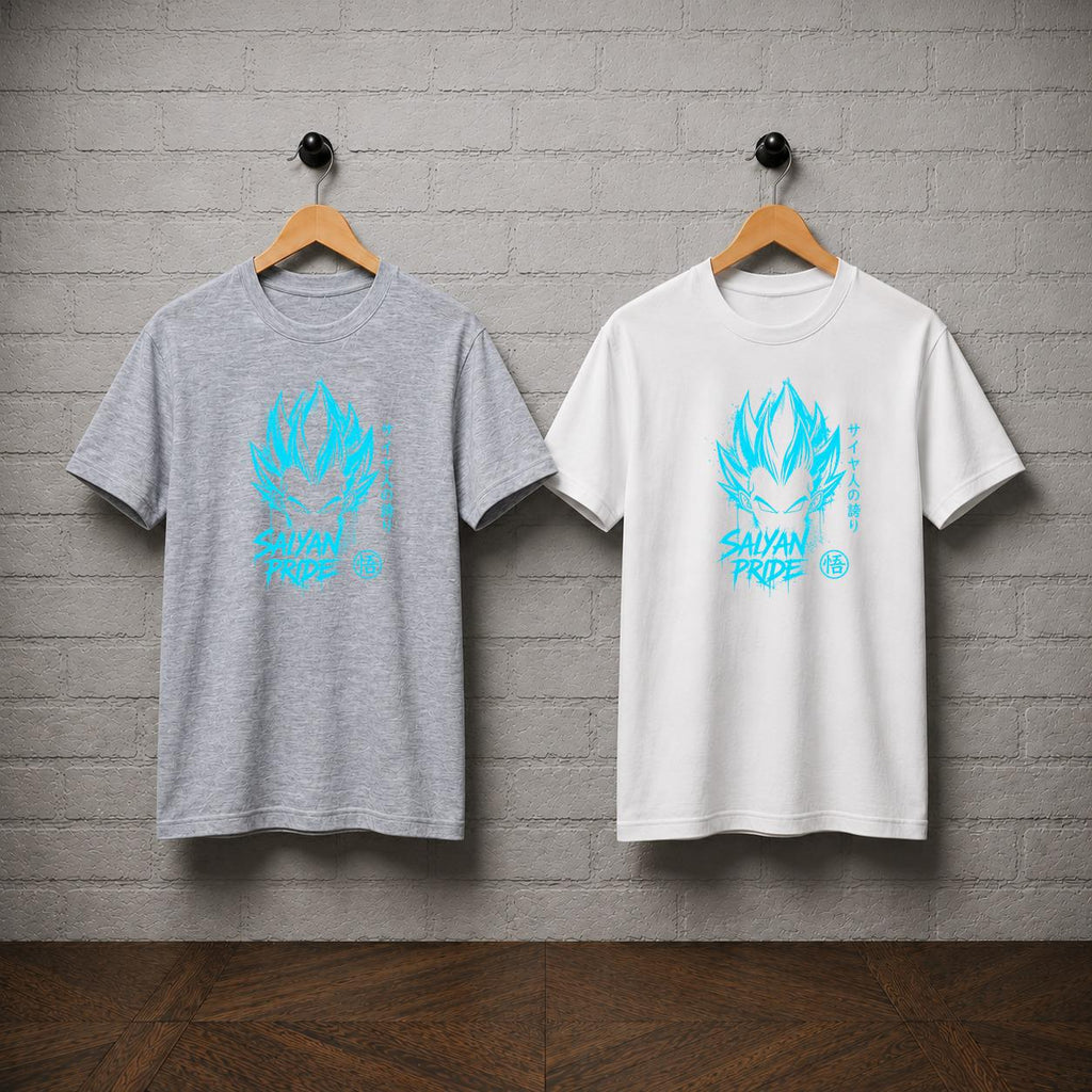 Vegeta Saiyan Pride T-Shirt, Dragon Ball Z Anime Graphic Tee
