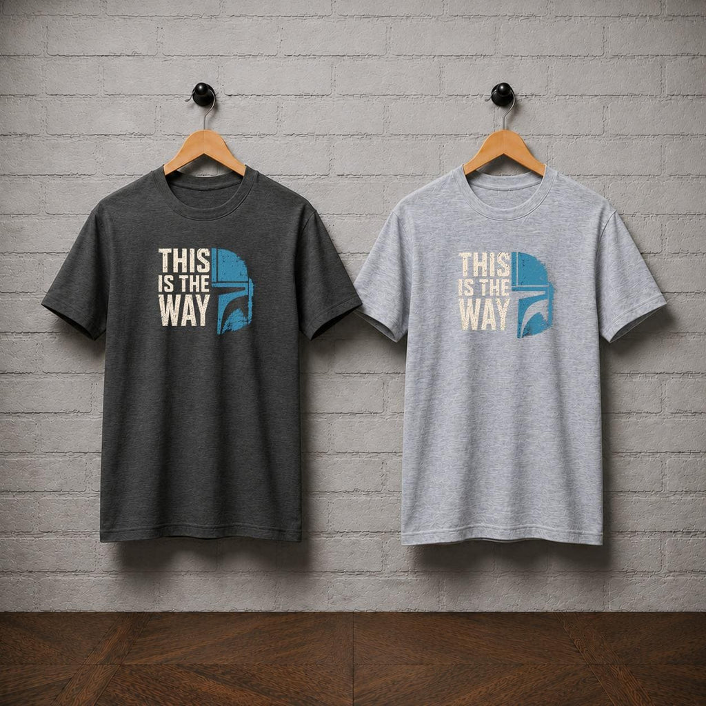 This Is The Way T-Shirt, Mandalorian Shirt, Star Wars Inspired Graphic Tee, Sci Fi Bounty Hunter Shirt