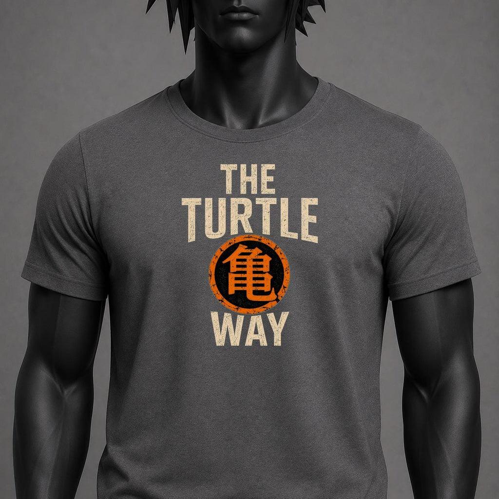 Dragon Ball Z Turtle Way Kame Kanji Anime T-Shirt, Master Roshi Training Tee