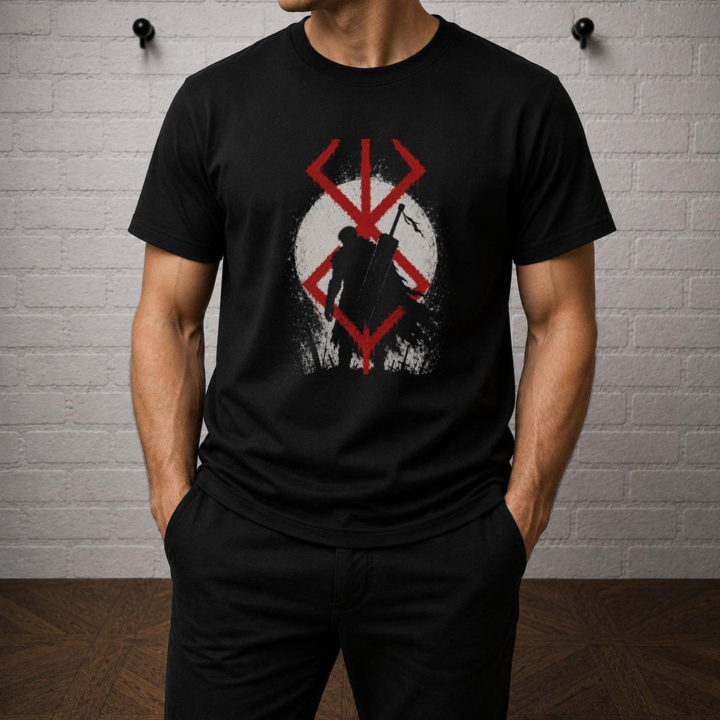 Berserk T-Shirt, Guts Brand of Sacrifice Shirt, Dragon Slayer Manga Tee, Dark Fantasy Anime Graphic Shirt