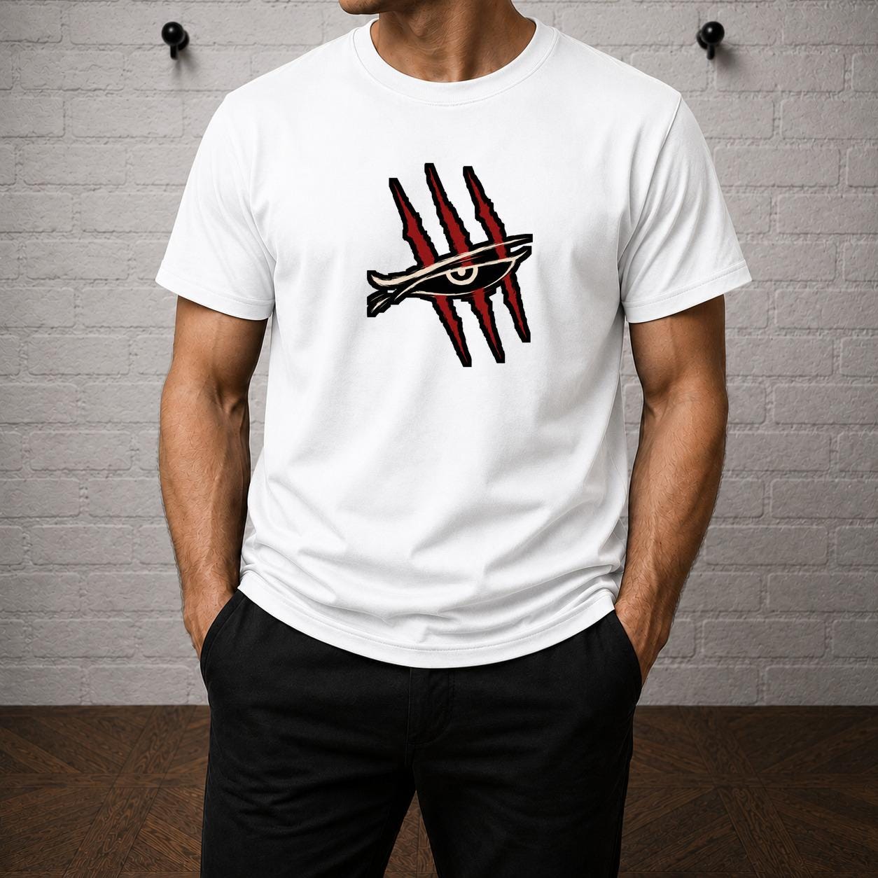 Scar Eye T-Shirt, One Piece Shanks Shirt, Red Hair Pirate Anime Tee, Manga Graphic Shirt