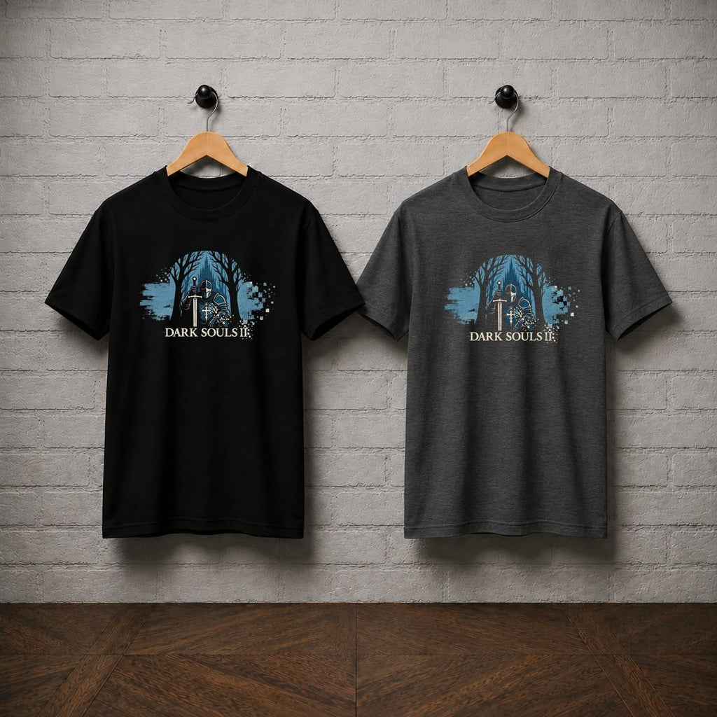 Dark Souls II Knight T-Shirt, Armored Knight Fantasy RPG Graphic Tee