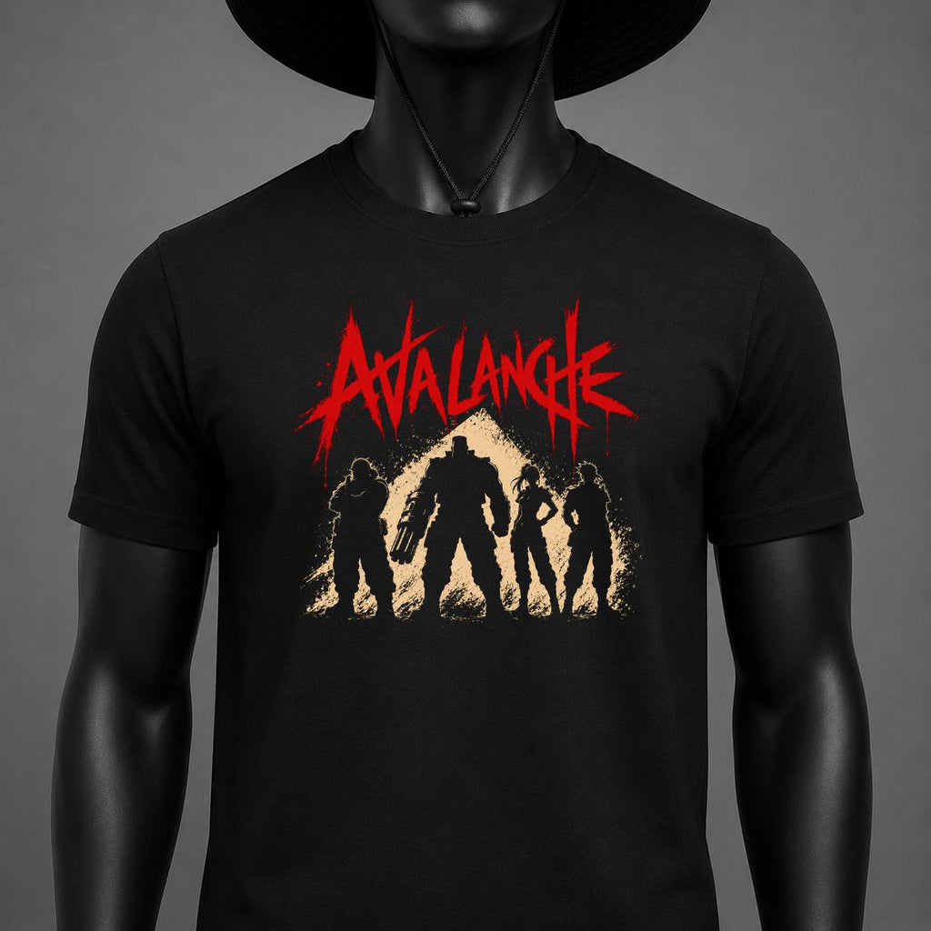 Avalanche T-Shirt, Final Fantasy VII Shirt, FF7 Cloud Barret Tifa Aerith Graphic Tee