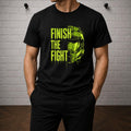 Halo Finish The Fight T-Shirt, Master Chief Spartan Helmet Graphic Tee