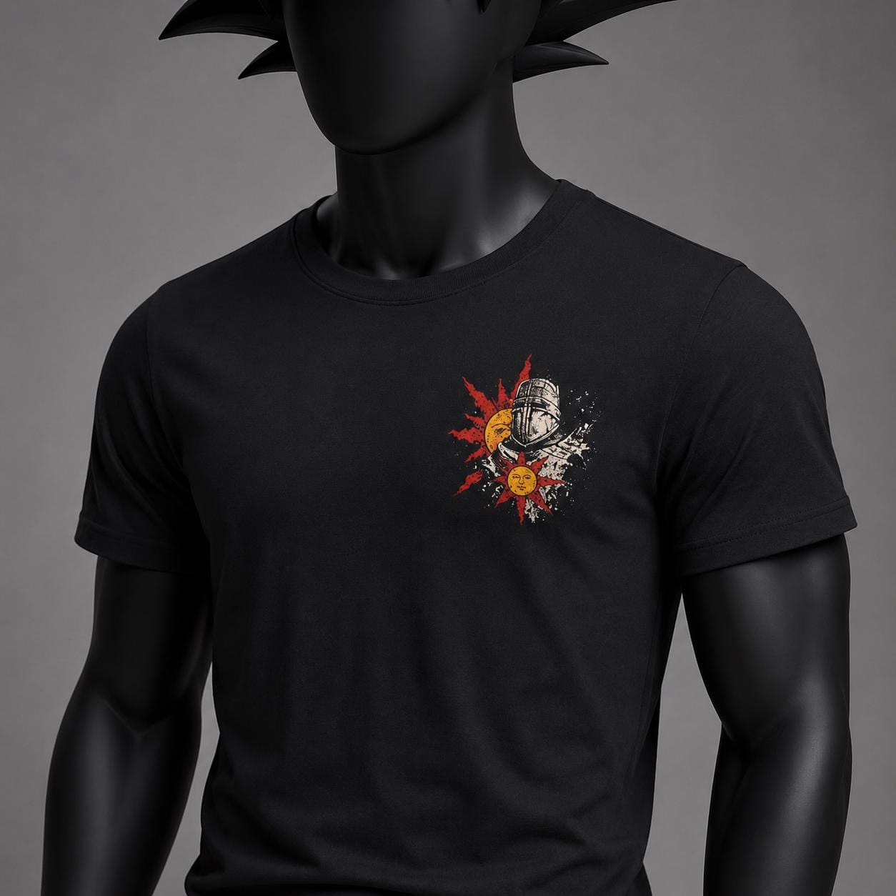 Dark Souls T-Shirt, Solaire Sun Knight Shirt, Praise The Sun Graphic Tee, Soulslike Gamer Gift
