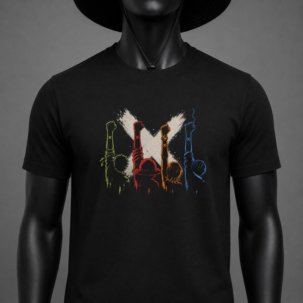 Straw Hat Crew T-Shirt, One Piece Shirt, Luffy Zoro Nami Sanji Anime Tee, Pirate Crew Manga Graphic Shirt