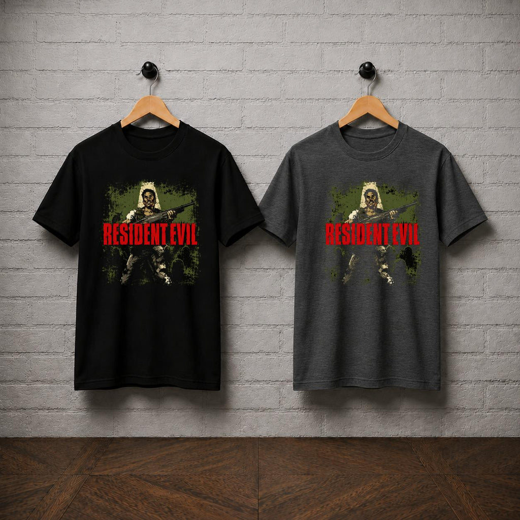 Resident Evil Barry Burton T-Shirt, Survival Horror Game Tee