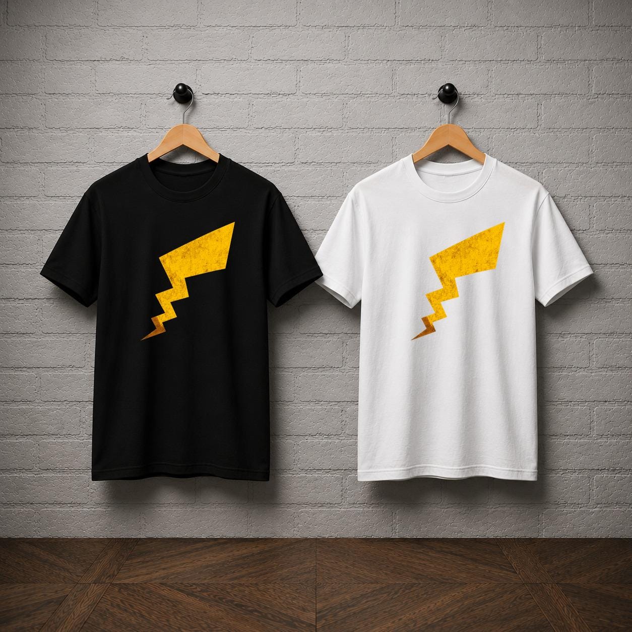 Pika Tail T-Shirt, Minimalist Electric Mouse Anime Tee, Gamer Streetwear
