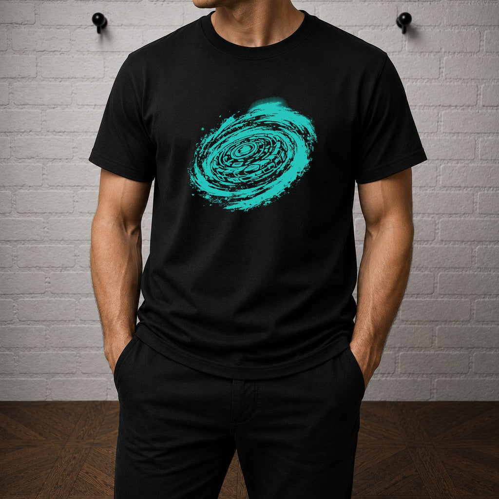 Beyblade Spinning Top Graphic Tee, Retro Anime Battle Blade Shirt