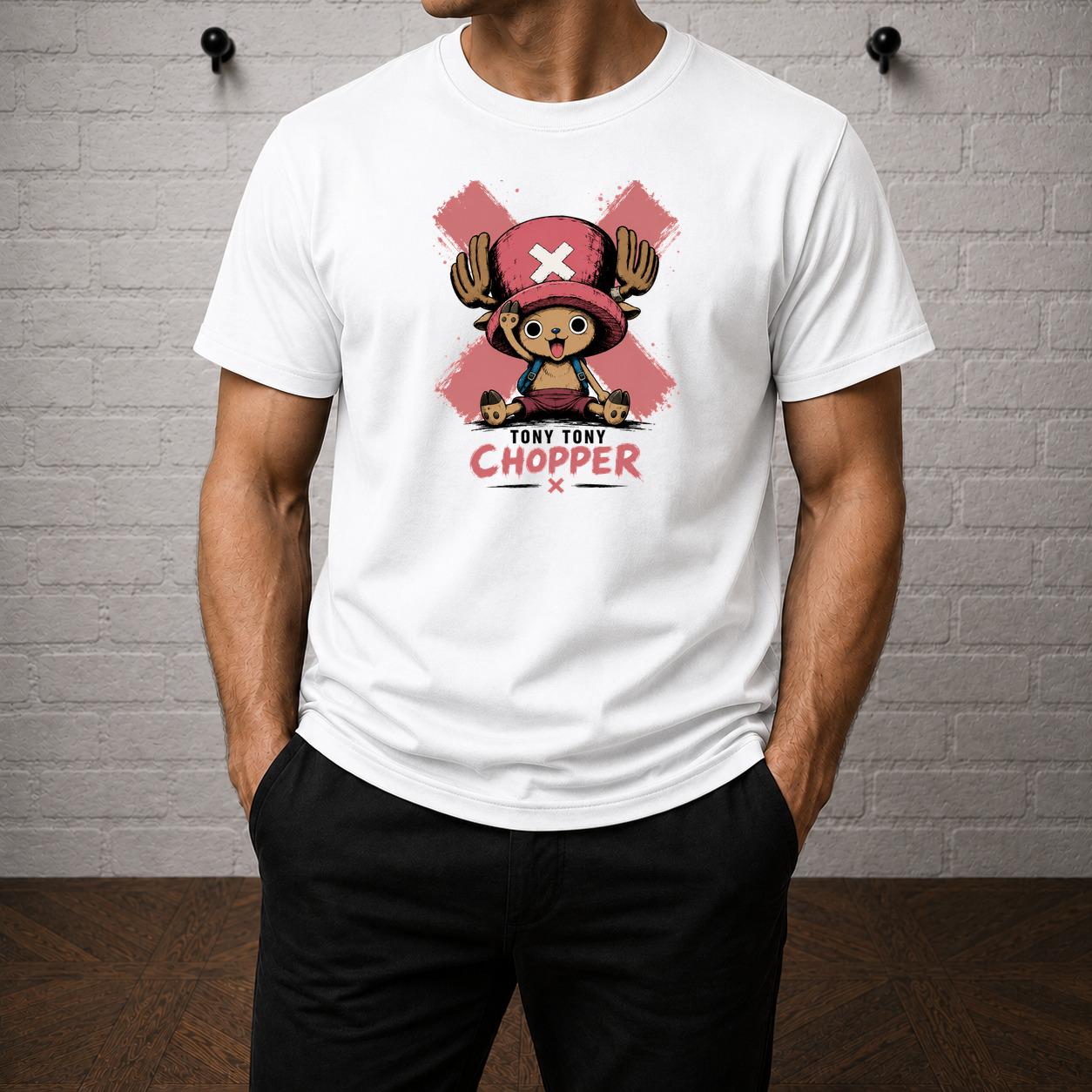Tony Tony Chopper T-Shirt, One Piece Shirt, Chopper Anime Tee, Straw Hat Pirate Manga Graphic Shirt