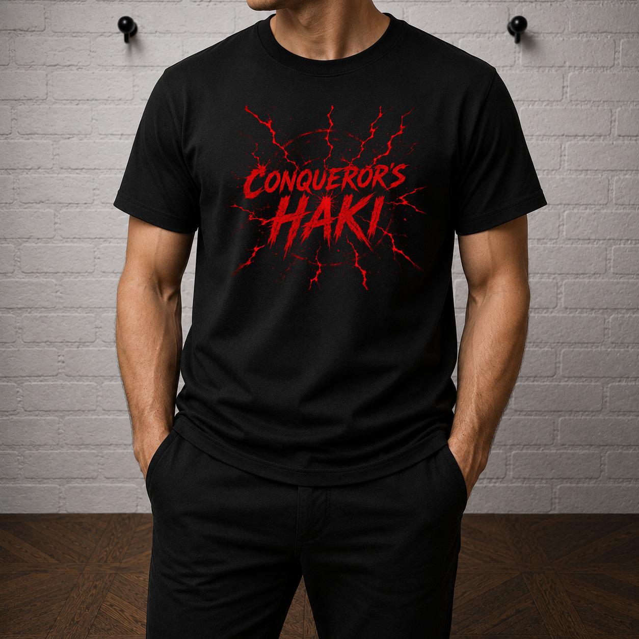 Conqueror’s Haki T-Shirt, One Piece Shirt, Haki Anime Tee, Luffy Shanks Manga Graphic Shirt
