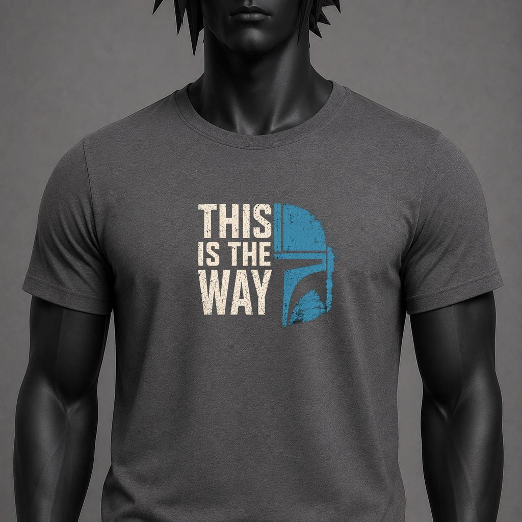This Is The Way T-Shirt, Mandalorian Shirt, Star Wars Inspired Graphic Tee, Sci Fi Bounty Hunter Shirt