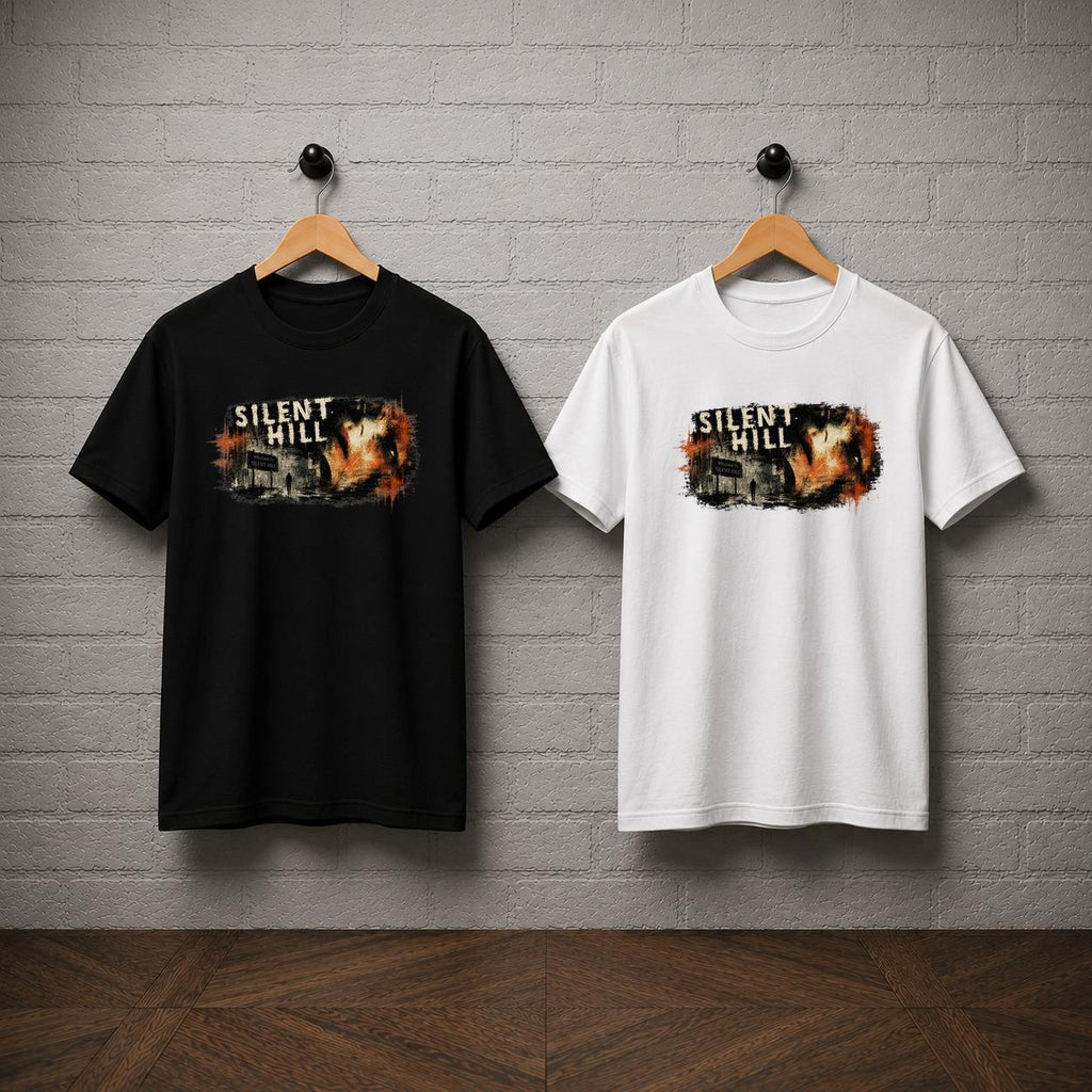 Silent Hill Horror T-Shirt, Pyramid Head Retro Gamer Tee