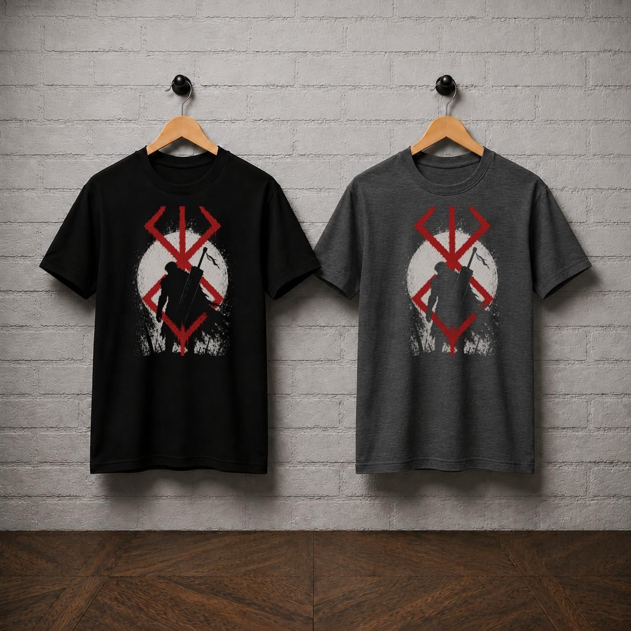 Berserk T-Shirt, Guts Brand of Sacrifice Shirt, Dragon Slayer Manga Tee, Dark Fantasy Anime Graphic Shirt
