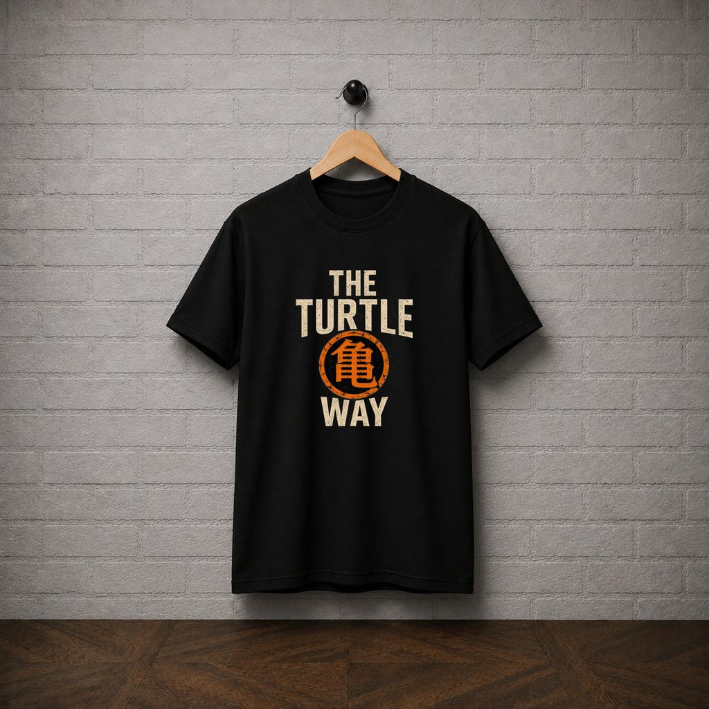 Dragon Ball Z Turtle Way Kame Kanji Anime T-Shirt, Master Roshi Training Tee