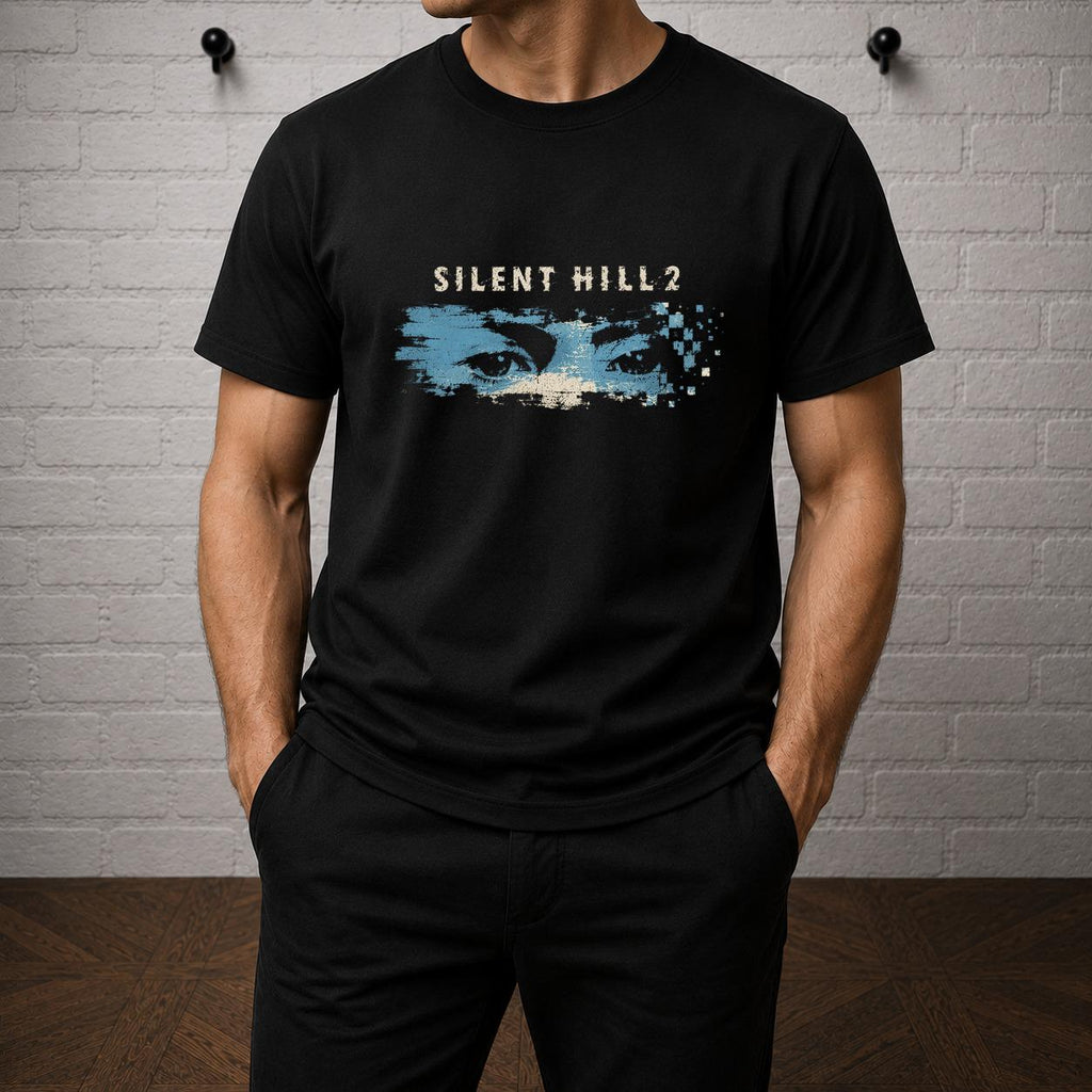 Silent Hill 2 Inspired Horror T-Shirt, Retro Gaming Graphic Tee