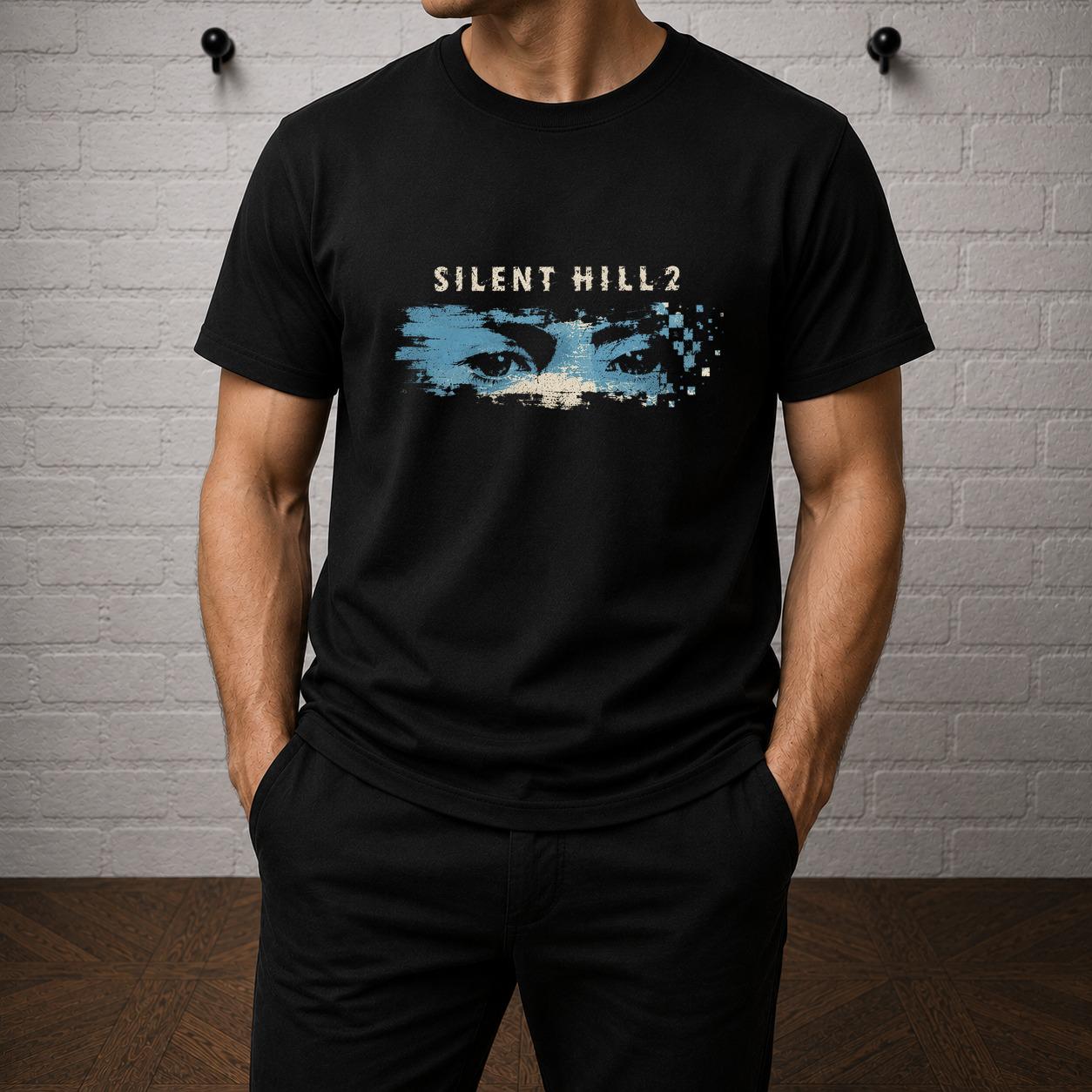 Silent Hill 2 Inspired Horror T-Shirt, Retro Gaming Graphic Tee