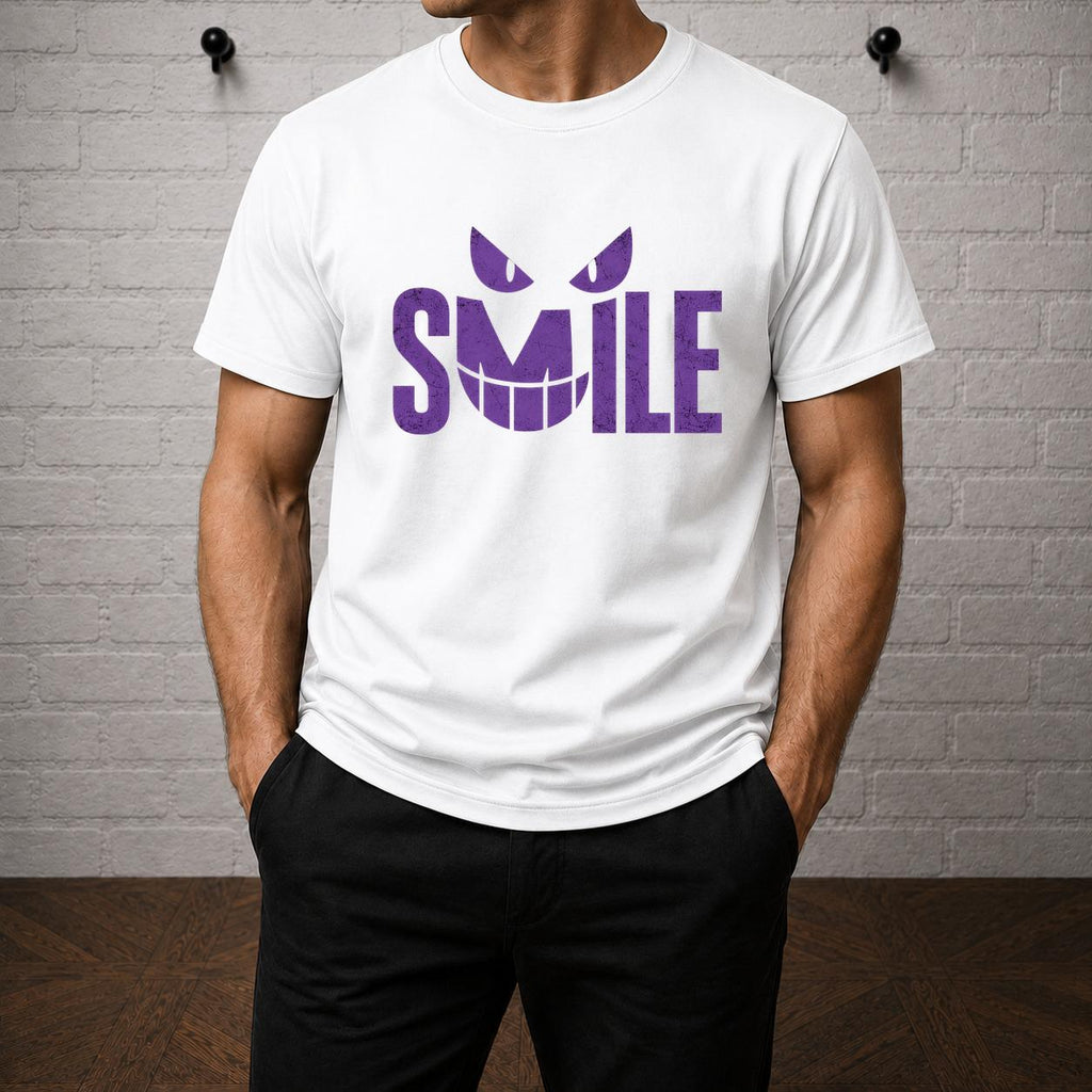 Gengar Inspired Smile Graphic Anime T-Shirt