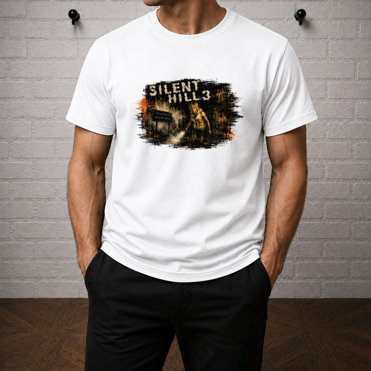 Silent Hill 3 Heather Mason Horror Graphic T-Shirt, Retro Psychological Game Shirt