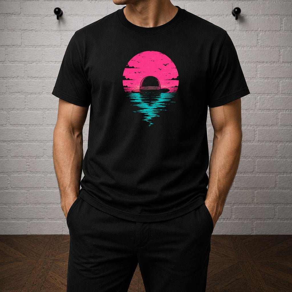 One Piece Straw Hat Sunset Graphic T-Shirt, Anime Manga Tee