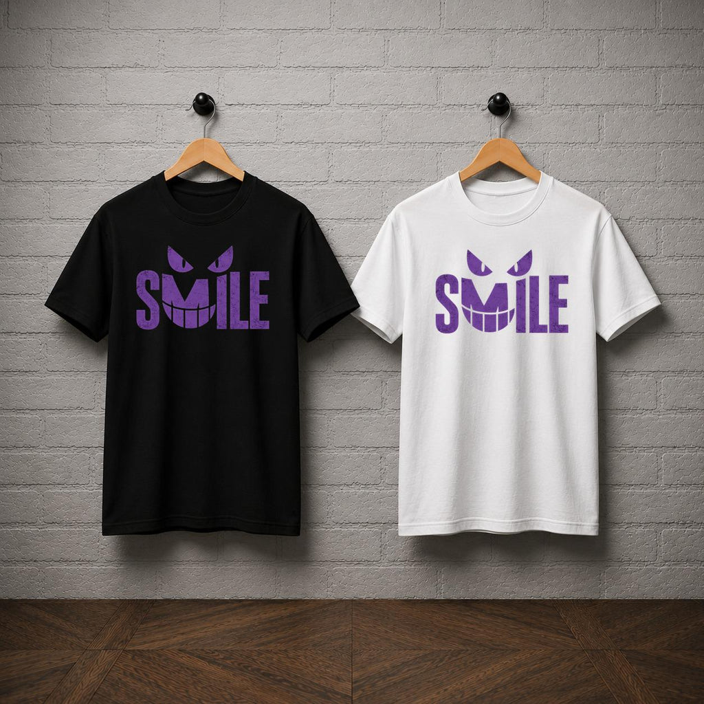 Gengar Inspired Smile Graphic Anime T-Shirt