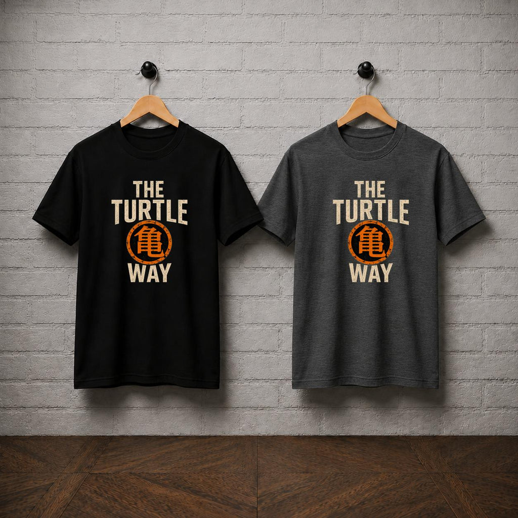 Dragon Ball Z Turtle Way Kame Kanji Anime T-Shirt, Master Roshi Training Tee