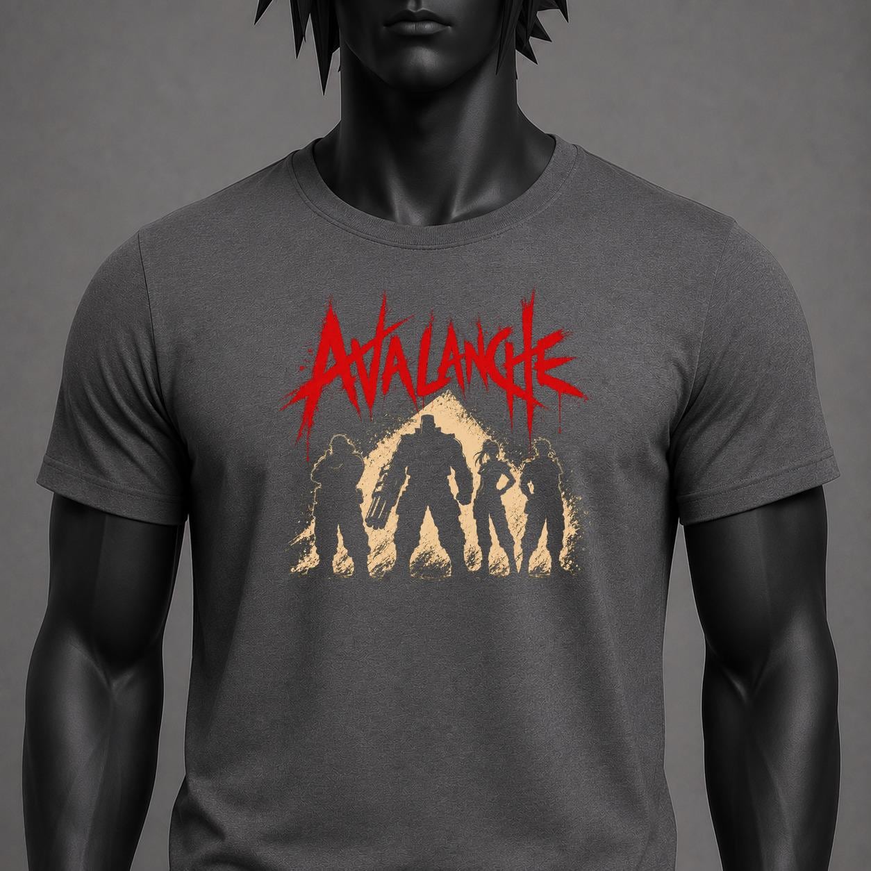 Avalanche T-Shirt, Final Fantasy VII Shirt, FF7 Cloud Barret Tifa Aerith Graphic Tee
