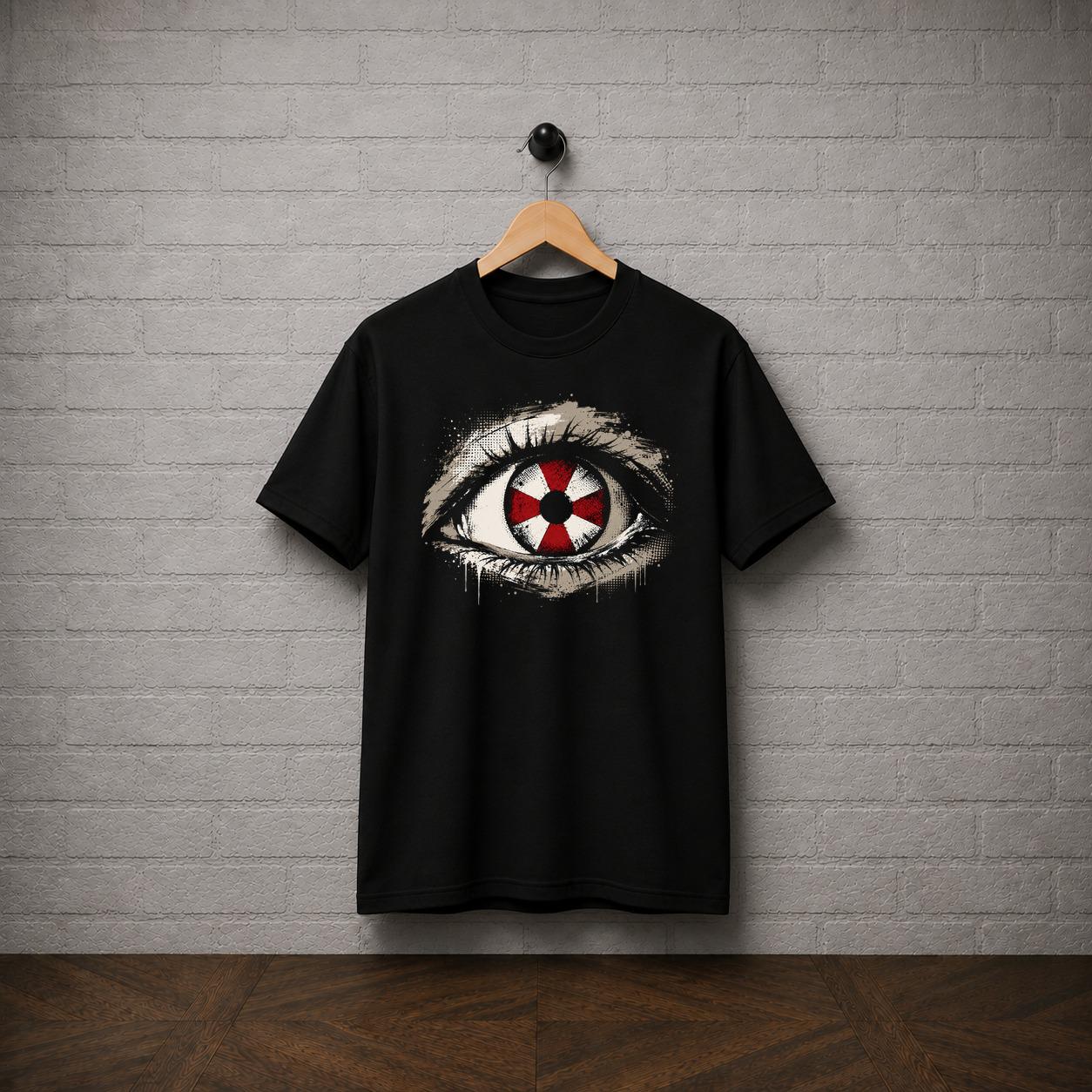 Resident Evil Eye T-Shirt, Umbrella Corporation Shirt, Survival Horror Graphic Tee, Zombie Game Horror
