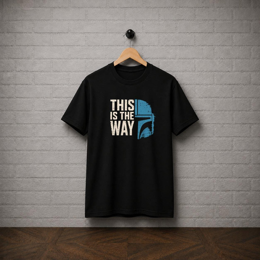 This Is The Way T-Shirt, Mandalorian Shirt, Star Wars Inspired Graphic Tee, Sci Fi Bounty Hunter Shirt
