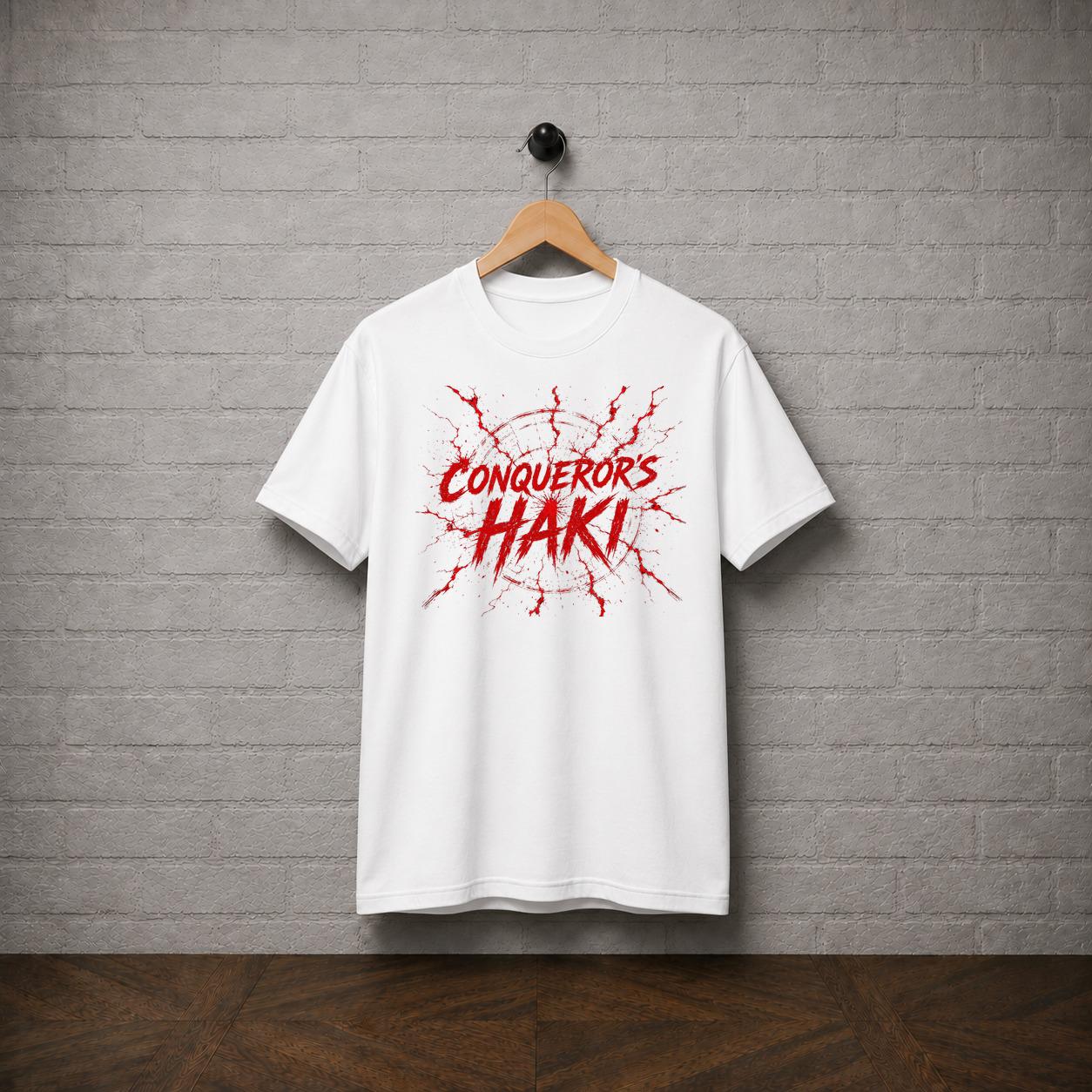 Conqueror’s Haki T-Shirt, One Piece Shirt, Haki Anime Tee, Luffy Shanks Manga Graphic Shirt