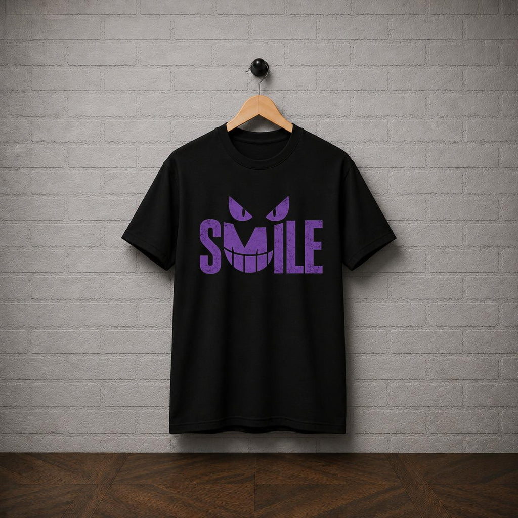Gengar Inspired Smile Graphic Anime T-Shirt