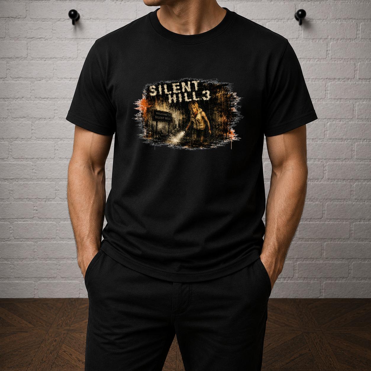 Silent Hill 3 Heather Mason Horror Graphic T-Shirt, Retro Psychological Game Shirt